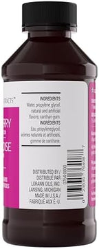 LorAnn Oils Raspberry Bakery Emulsion: True Essence, Ideal for Boosting Fruit Tones in Cakes, Cookies & Desserts, Gluten-Free, Keto-Friendly, Extract Substitute Essential for Your Kitchen, 4 Oz