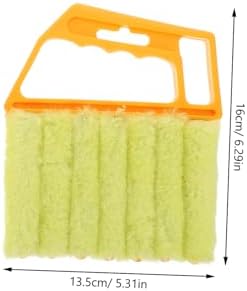 PartyKindom 2pcs Window Cleaning Brush Lightweight Shutter Cleaner Tools for Blinds Easy to Use Portable Home Cleaning for Hard Reach Areas