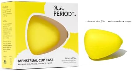 Best Periodt Menstrual Cup Case | Reusable Case for Period Cups | Alternative to Menstrual Cup Pouch, Easy to Clean & Dry, | Made in USA (Universal Size)