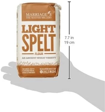 Marriage's Light Spelt flour 1kg - Pack of 2