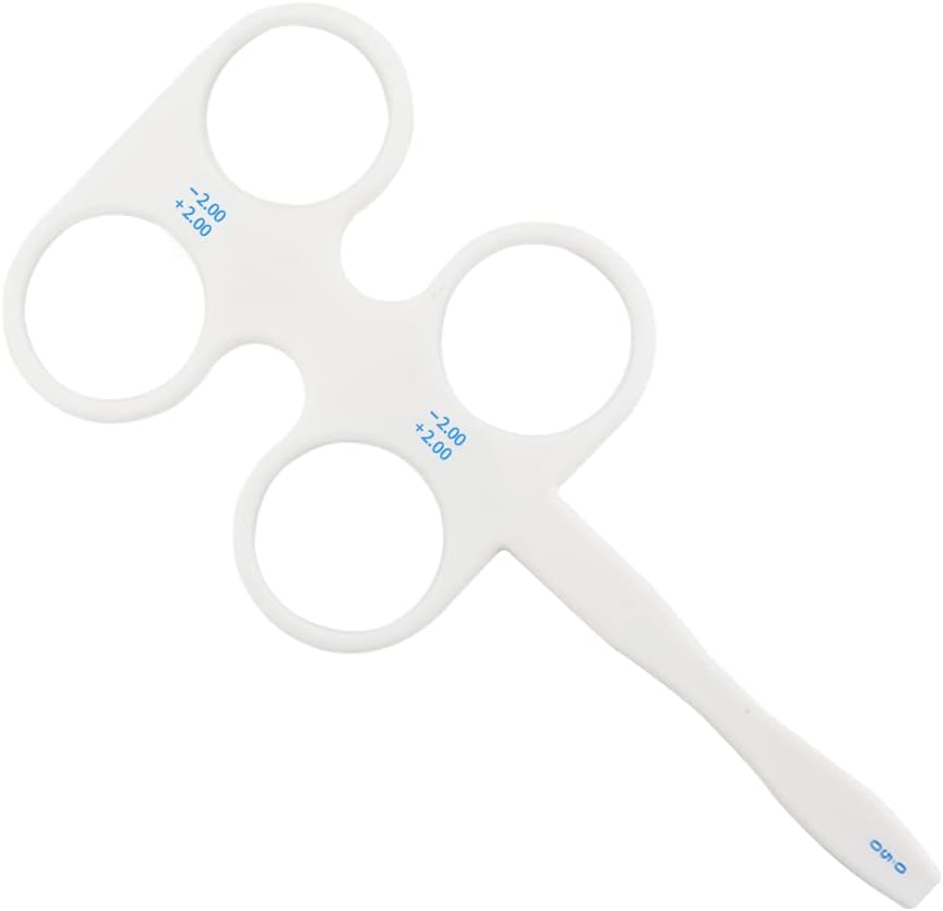 4 Lens Plastic Optical Flipper Ophthalmic Holder Eye Trainer occluder Optometry Equipment (Color : 2.00)