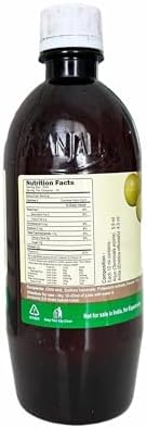 Patanjali Arjun Amla Juice 500 ml / 16.90 fl oz