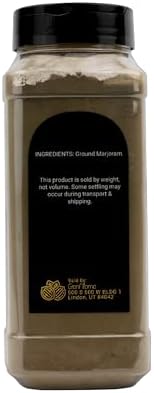 GranAroma Ground Marjoram, French & Italian Cuisine, Savory Seasoning (13.5 Ounce)