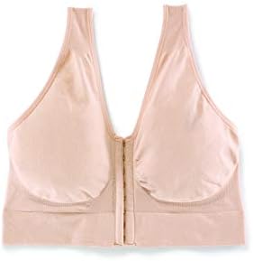 Hanes Women's Wireless Bra, Just My Size Pure Comfort Full-Figure Bras for Women, Front-Close Design (Plus Size, Too)
