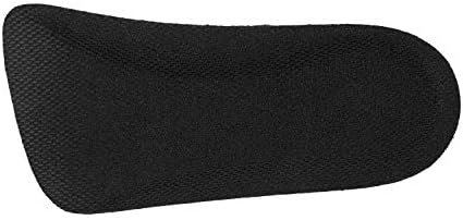 CALTO Half Elevator Insole for Men - 1/2 Inch Height Increase Taller Heel Lift Insert (2 Pack) Black