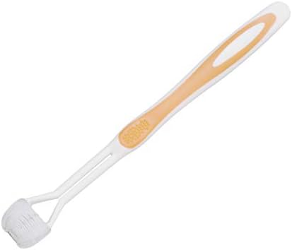 Multicolor Three-Sided Toothbrushes Travel Toothbrushes for Adults and Children(Yellow)