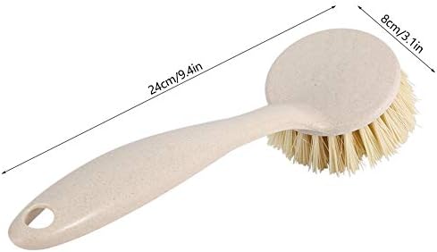 Multi Purpose Hanging Household Cleaning Long Handle Kitchen Dish Washing Brush with Anti Slip Comfortable Handle for Cleaning Dishes Bowls Pot Pan Kitchen Utensils