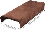 Massage Table Sheet with Face Hole, Washable Soft Beauty Couch Cover, Professional Salon Spa Bed Cover for Massage Waxing, Plush Sheet