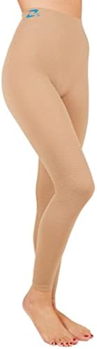 CzSalus Summer time Lipedema, Lymphedema Support Slimming Lighter Weight Medium Compression Flat Knit Leggings