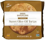 Ines Rosales Tortas Bundle - 2 Cinnamon + 2 Orange - Handcrafted Spanish Olive Oil Tortas, Flavorful Citrus and Spiced Delight