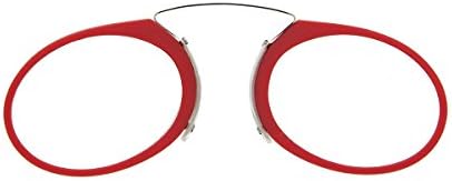 DIDINSKY Reading Glasses for men and women. Prescription glasses With Pocket Hard Case. Stylish frameless glasses for Optimal comfort. Fashion Magnifying glass for reading. Red +1.0 – ORSAY
