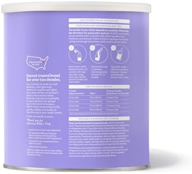 Baby's Only A2 Organic Milk Infant Formula, A2 Milk Based Powder, Organic Baby Formula with A2 Beta-Casein Protein, Iron, Vitamin E, Vitamin D, Easy to Digest, Newborn to 12 Months Old, 21 oz, 6 Pack