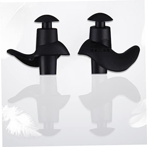 KOMBIUDA 4pairs Silicone Ear Plugs for Swimming Flexible Ear for Boy Girl and Adults Ergonomic Design for Pool Use