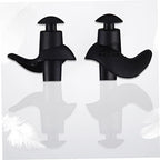 KOMBIUDA 4pairs Silicone Ear Plugs for Swimming Flexible Ear for Boy Girl and Adults Ergonomic Design for Pool Use