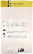 Krinos Organic Greek Mountain Tea - Premium Loose-Leaf Sideritis Herbal Tea - Imported from Greece | 2 oz