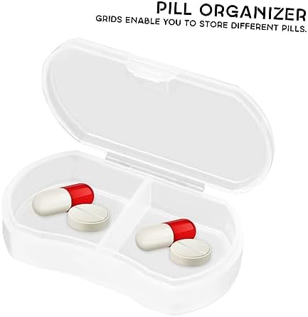 12pcs Portable Travel Case Plastic Organizer for Medication and Items Convenient White Container for Home and Travel Use