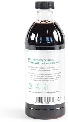Rodelle Pure Madagascar Bourbon Vanilla Extract Gluten Free Made in USA, 16 Ounce