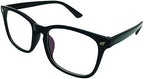 Oversize Computer Reading Glasses Everyday Use Mens Womens +4.00 Black Frame Readers Eyewear
