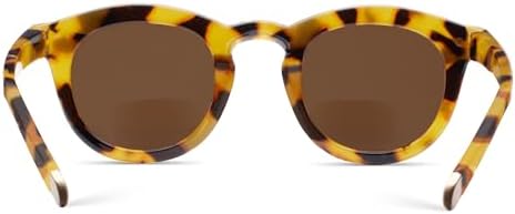 Peepers by PeeperSpecs Women's Beverly Shores Bifocal Sunglasses Round, Black, 1.50 + 1.5