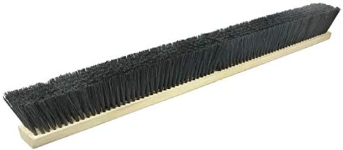 Weiler 42095 36" Medium Sweep Floor Brush, Black Polypropylene Fill, Includes Brace