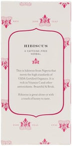 Harney & Sons Hibiscus Tea, Caffeine-Free Herbal Teabags, Box of 20