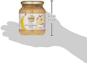 BIONA Organic Apple & Banana Puree, 360 GR