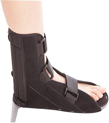 Breathable Ankle Stabiliser Boot for Sprain Rotation Foot Support Shoes Black Comfortable Durable Design for Joint Rehabilitation