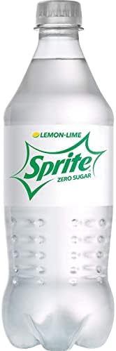 Zero Sprite, 20 oz Bottles - Pack of 24
