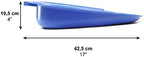 PEPE Mobility Bed Pan for Women and Men, Portable with Handle, Commode Pan for Elderly, Handicapped and Disabled, Lightweight, Blue