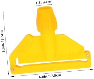 minkissy 2pcs Detachable Mop Clip for Mop Handle Cleaning Accessory for Floors Easy to Use and Control Compatible
