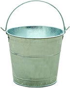 Little Giant® Galvanized Dairy Pail | Metal Utility Bucket with Handle | Gardening & Farming Bucket | 3 Pint