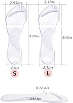 2 Pairs Gel Arch Support Cushion Insoles for Flip Flop Thong Sandals,Gel Adhesive Arch Support Flip Flop Thong Inserts Self Adhesive Gel Arch Support Cushion Insoles Pain Relief