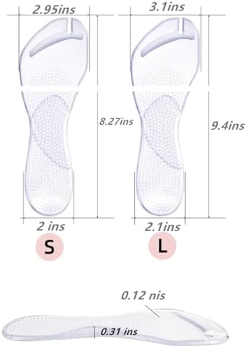 2 Pairs Gel Arch Support Cushion Insoles for Flip Flop Thong Sandals,Gel Adhesive Arch Support Flip Flop Thong Inserts Self Adhesive Gel Arch Support Cushion Insoles Pain Relief