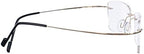 Super Light 100% Titanium Working Rimless Reading Glasses +1.00 Strengths