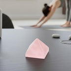 Rose Quartz 20mm Mini Pyramid Figurine for Crystal Healing Spiritual Meditation Yoga Reiki Chakra Balancing