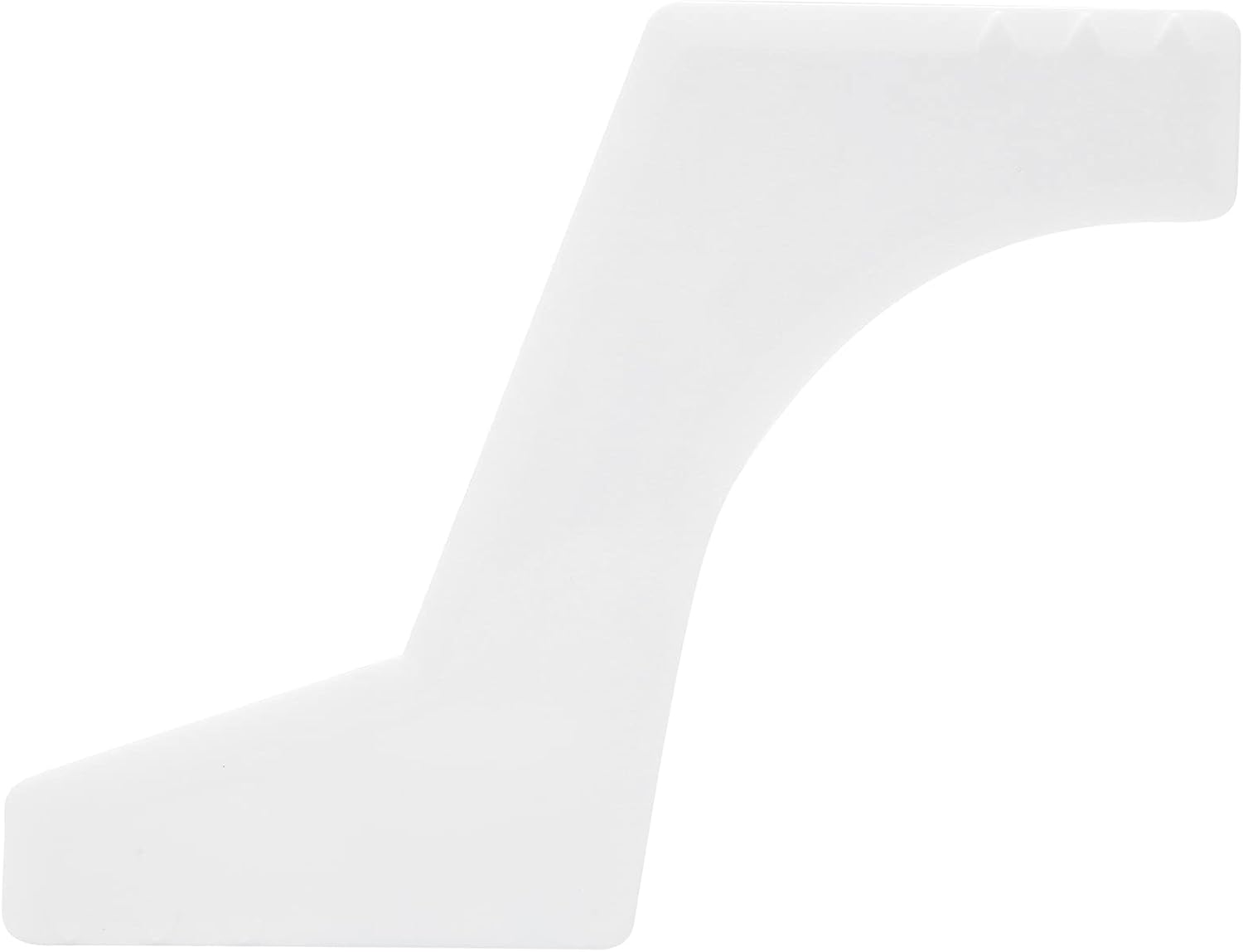 Beard Shaping Template - Home Salon Guide Tool | Ergonomic Design for Precision Trimming | Travel-Friendly | High-Quality Durable Plastic | White Color