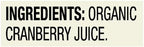 R.W. Knudsen Organic Just Cranberry Juice, 32 fl oz (Pack of 6)