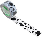 SagaSave 1PCS Waterproof Packaging Tape Decorative Cow Pattern Tape for Packing Shipping Moving and Storage Business Packaging Supplies (1.96" x 109 Yard)