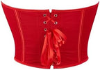 Black Matte Corset Top bodysuit for Women Sexy Sweetheart Neckline Bow Strap Crop Bustier Lace Up Bodyshaper