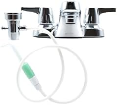 Oral Breeze QuickBreeze Oral Irrigator | Use 15 Seconds Daily for Dental Care on Teeth, Gums, Braces | May Naturally Prevent Gingivitis and Gum Disease for Kids and Adults | Easy Faucet Installation