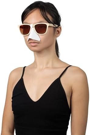 CoolNES - 4 Pack - UV Nose Guards for Glasses - Skin Sun Protection - Shield Guard Protector UPF 50+ Patented