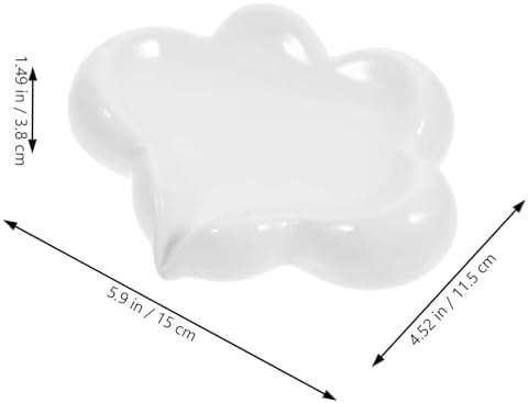 Cloud Shaped Dish Self Draining Holder Bathroom Kitchen Sink Keeps Dry Easy Clean Minimalist Design Tray