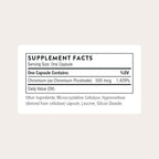 THORNE - Chromium Picolinate - Essential Mineral Supplement for Healthy Metabolism Support - Supports Carbohydrate Cravings* - Third-Party Certified - Dairy, Soy & Gluten-Free - 60 Capsules