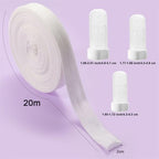 Tubular Stockinette Gauze Finger Tubular Bandage 21.9 Yard Breathable Net Wound Dressing Retainer for Thumb Toe with 3PCS Finger Splint