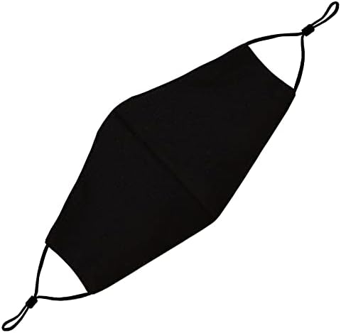 Washable Face Mask with Adjustable Ear Loops & Nose Wire - 3 Layers, Made in USA
