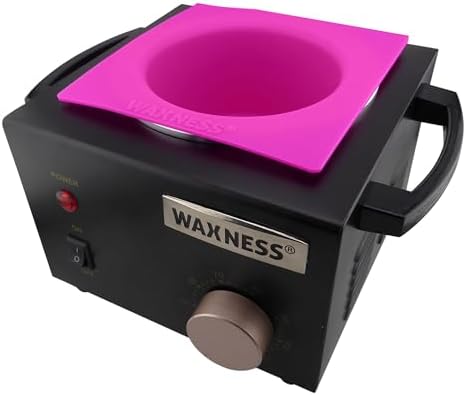 Waxness Professional Metallic Wax Heater WN5001 Black Elite-Series 1 Lb 5 Years Warranty