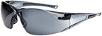 Bollé Safety 253-RH-40071 Rush Safety Eyewear with Rimless Frame and Smoke Anti-Fog/Anti-Scratch Lens