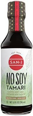 San-J - No Soy Tamari - Specially Brewed Soy Sauce Alternative - 10 oz. Bottle