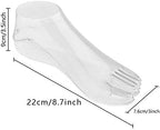 Female Plastic Foot Model Tools for Sandals Display (Transparent)