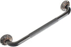 16" Bathroom Anti-Slip Grab bar, Bathtub Textured Shower Bar, Home Saftey Armrest, Toilet Hand Rail, Oil Rubber Bronze Finish